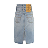 Fiorucci Blue Denim Skirt