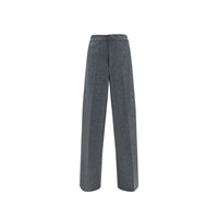 Jil Sander Gray Wool Casual Pants