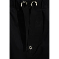Versace Black Cotton Casual Pants