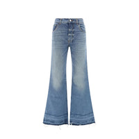 Chloé Blue Cotton Bootcut Jeans
