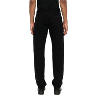 Saint Laurent Black Cotton Relaxed Fit Jeans