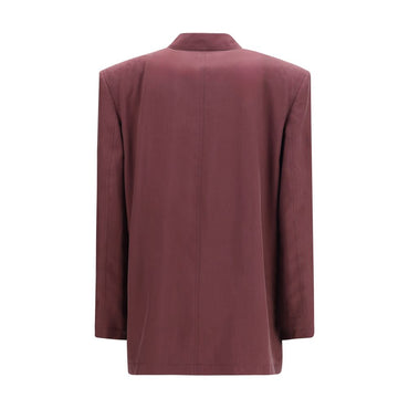 Saint Laurent Purple Silk Blazer