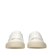 Veja Blue Leather Low Top Sneakers