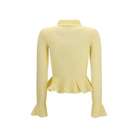 Self-Portrait Bicolor Viscose Cardigan