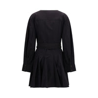 Ganni Black Cotton Casual Dress