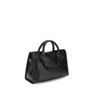 Balenciaga Black Lamb Ovis Aries Aries Shoulder Bag