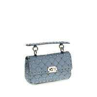 Valentino Garavani Blue Lamb Ovis Aries Aries Shoulder Bag