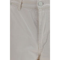 Ami Paris White Cotton Bermuda Shorts