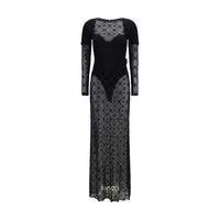 Marine Serre Black Polyamide Jumpsuit