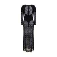 Marine Serre Black Polyamide Jumpsuit