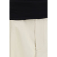 Darkpark Beige Cotton Casual Pants
