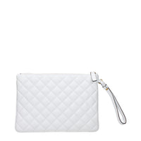 Versace Blue Leather Clutch Bag