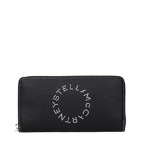 Stella McCartney Black Leather Wallet