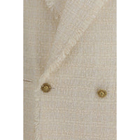 Balmain Beige Polyester Jackets And Coat