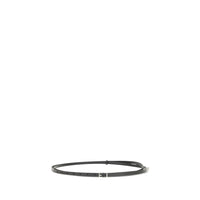 Givenchy Black Calf Leather Bos Taurus Belt