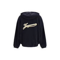 Jacquemus Blue Cotton Sweatshirt