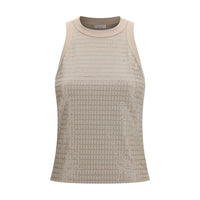 Brunello Cucinelli Beige Cotton T-Shirt