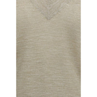 Brunello Cucinelli Beige Linen Sweatshirt