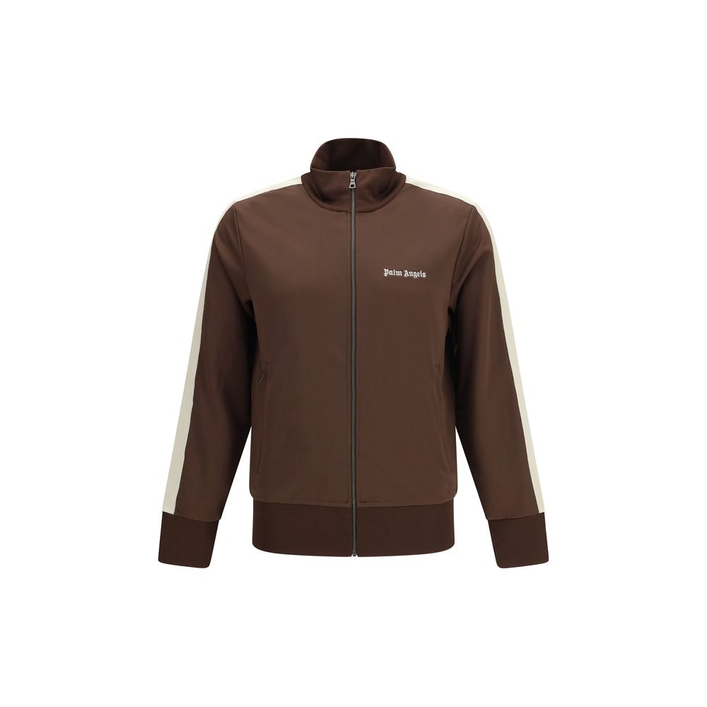 Palm Angels Brown Polyester Sweatshirt