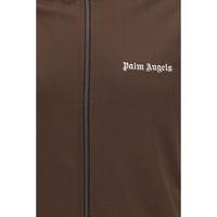 Palm Angels Brown Polyester Sweatshirt