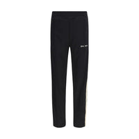 Palm Angels Black Polyester Athletic Pants