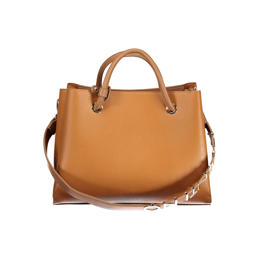 Valentino Brown Polyethylene Handbag