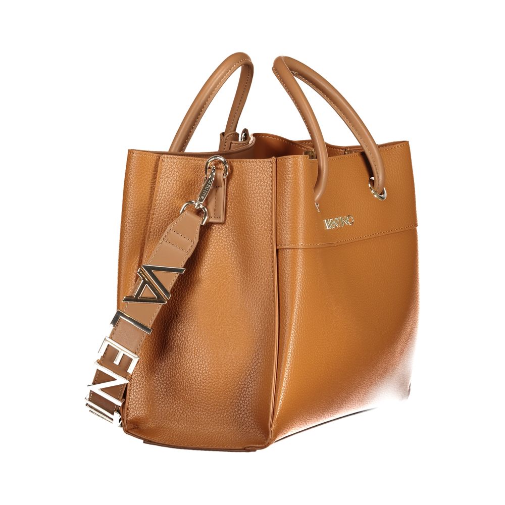 Valentino Brown Polyethylene Handbag
