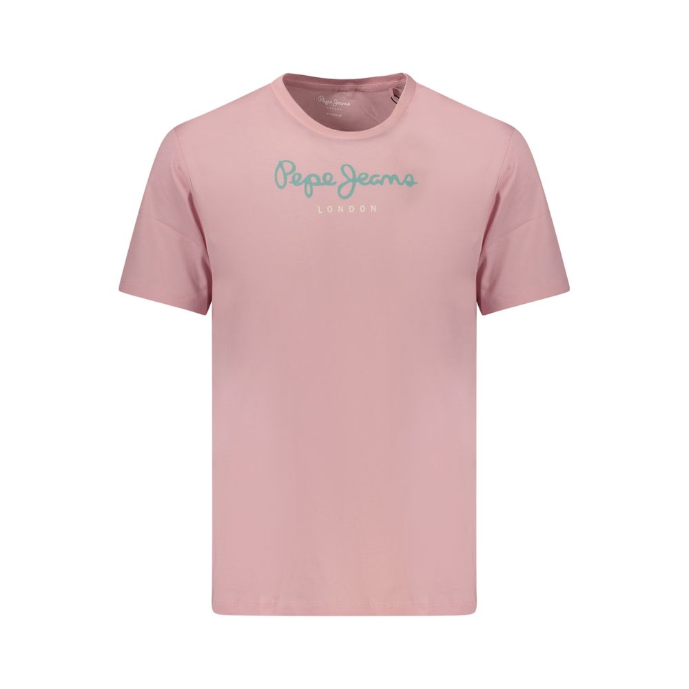 Pepe Jeans Pink Cotton T-Shirt
