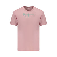 Pepe Jeans Pink Cotton T-Shirt