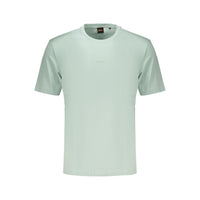 Hugo Boss Green Cotton T-Shirt
