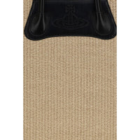 Vivienne Westwood Beige Raffia Shoulder Bag