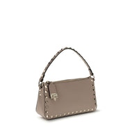 Valentino Garavani Pink Calf Leather Bos Taurus Shoulder Bag