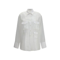 Ermanno Scervino White Ramie Shirt