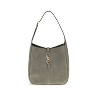 Saint Laurent Gray Calf Leather Bos Taurus Shoulder Bag