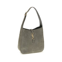 Saint Laurent Gray Calf Leather Bos Taurus Shoulder Bag
