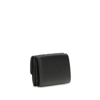 Fendi Black Lamb Ovis Aries Aries Wallet