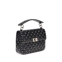 Valentino Garavani Black Lamb Ovis Aries Aries Shoulder Bag