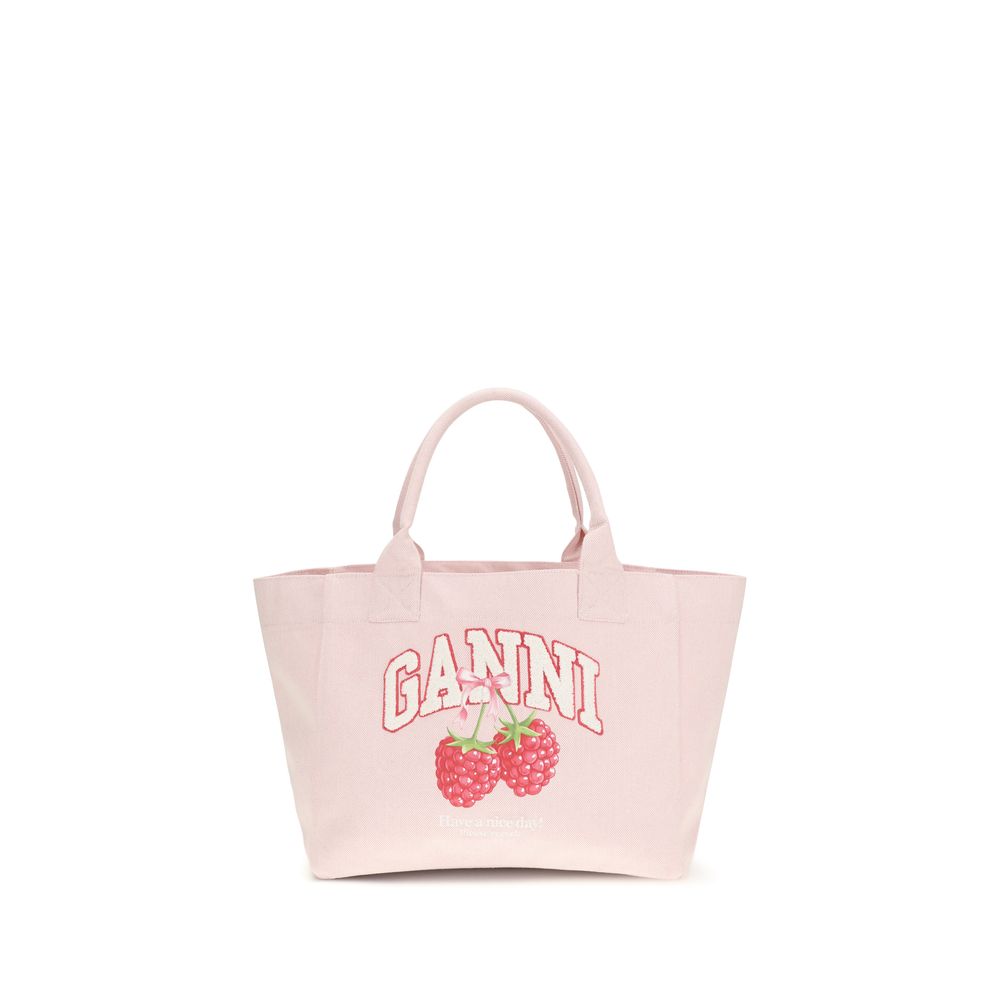 Ganni Multicolor Cotton Shoulder Bag