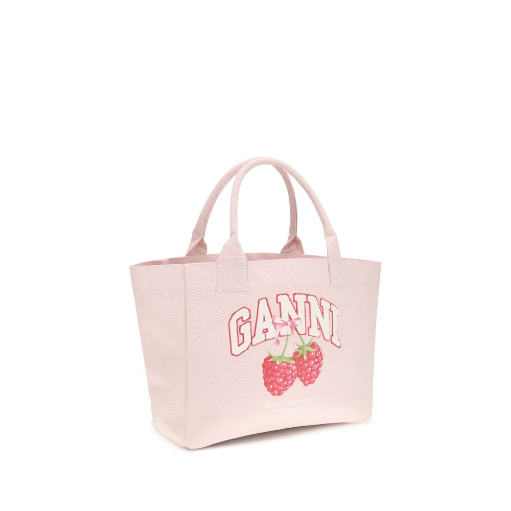 Ganni Multicolor Cotton Shoulder Bag