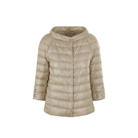 Herno Beige Polyamide Full-Length Jacket