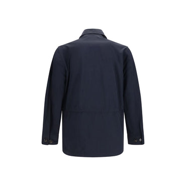 Burberry Blue Polyamide Coat