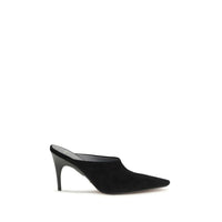 Balenciaga Black Suede Leather High Heel Pumps