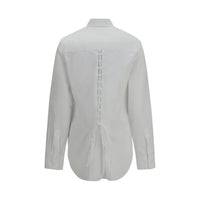 Ermanno Scervino White Cotton Dress Shirt