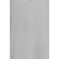Ermanno Scervino White Cotton Dress Shirt