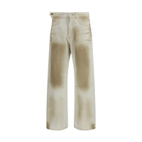 Magliano Beige Cotton Jeans Denim