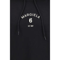 MM6 Black Cotton Sweatshirt
