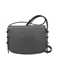 Jimmy Choo Gray Leather Shoulder Bag