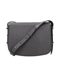 Jimmy Choo Gray Leather Crossbody Bag