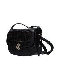 Jimmy Choo Black Leather Crossbody Bag