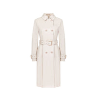 Herno White Cotton Coat